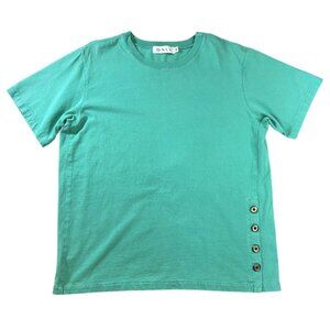 Vintage 90s Single Stitch Teal Crewneck Short-Sleeve T-Shirt by Only USA Size M